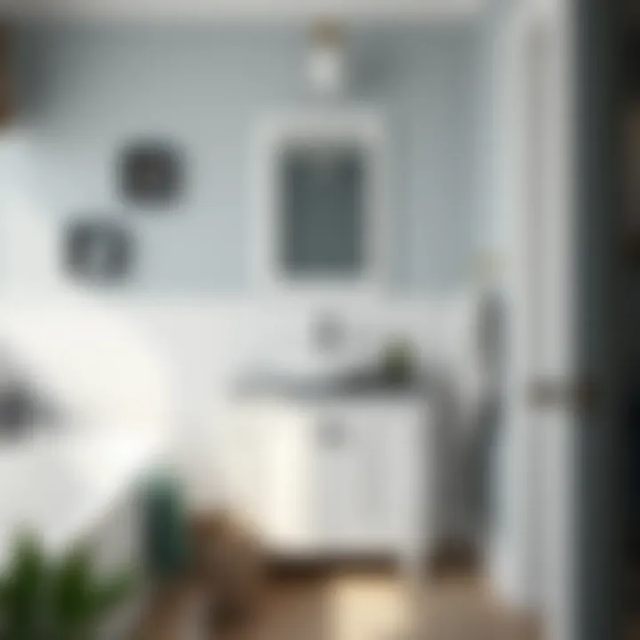 Small Bathroom with 12 Inch Vanity Stylish small bathroom showcasing a 12 inch vanity