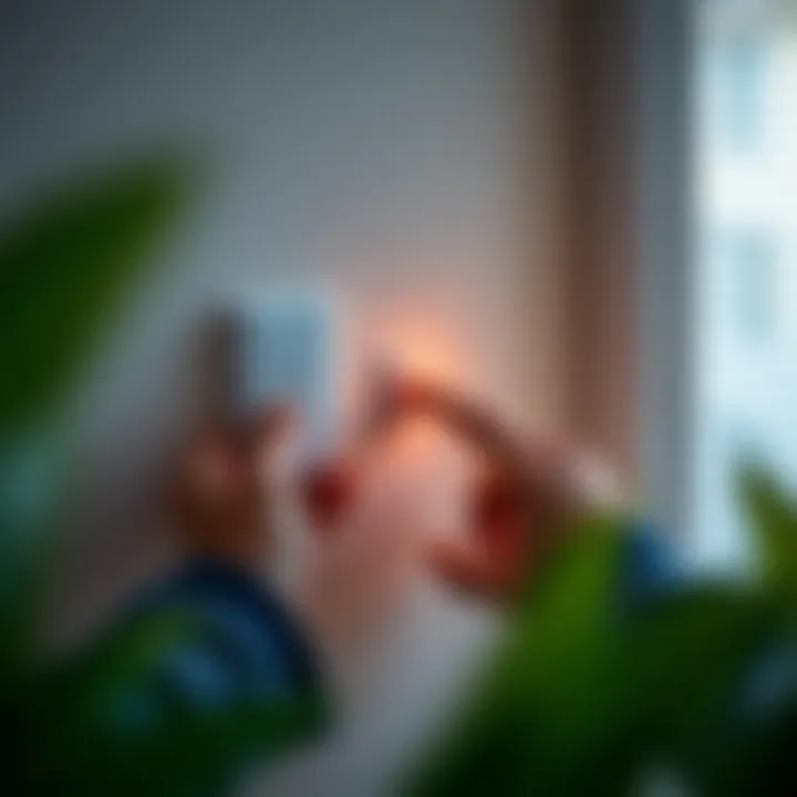 Installation process of wireless light switch outlet