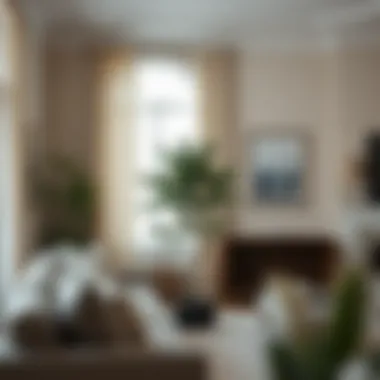 Elegant Faux Fiddle Tree in Interior Design Faux fiddle tree plant in a modern living room setting