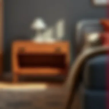 Diverse materials used in nightstand designs