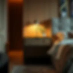 Elegant fully assembled nightstand showcasing modern design