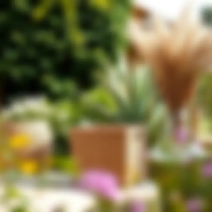 Wicker Bins: A Stylish Addition to Gardens Stylish wicker bin in a garden setting