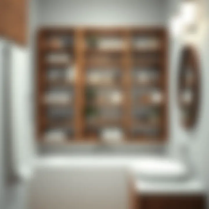 Vertical Shelving for Space Efficiency Stylish vertical shelving maximizing storage