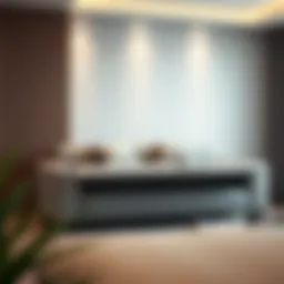 Innovative space-saving furniture design showcasing a multifunctional sofa bed.