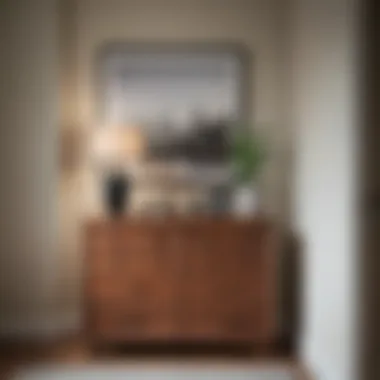 Organizational tips using a small apartment dresser