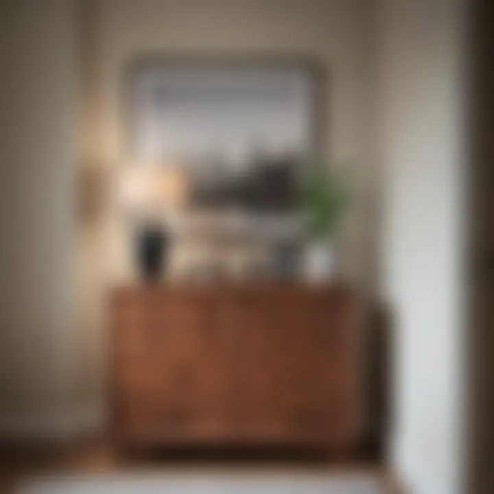 Organizational tips using a small apartment dresser