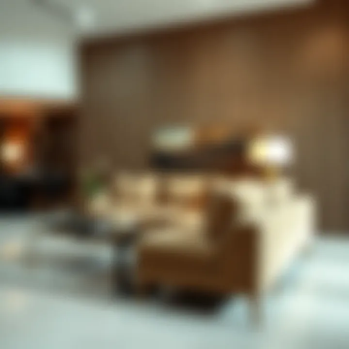 Elegant Living Space with Perfect Couch Elegant living space featuring a perfect couch fit