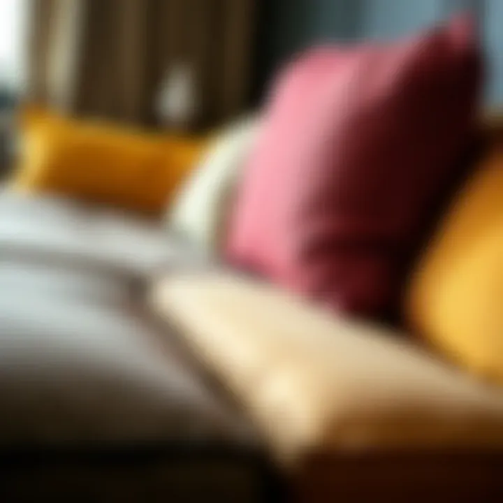 Stylish Couch Selection Stylish couch selection showcasing various textures