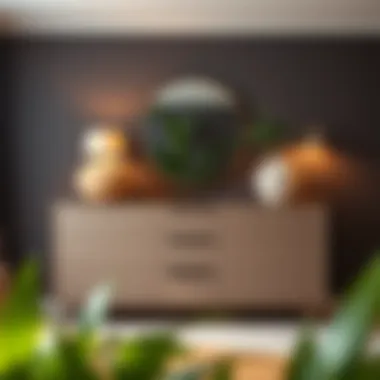 Contemporary dresser blending aesthetics with practicality