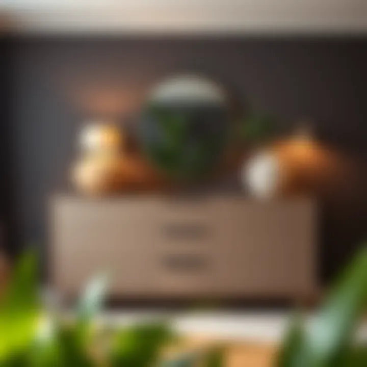 Contemporary dresser blending aesthetics with practicality