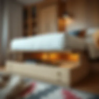 Compact under-bed storage solution maximizing space