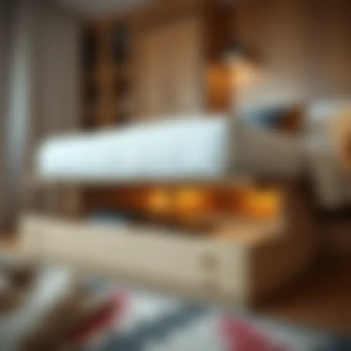 Compact under-bed storage solution maximizing space