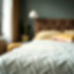 Close-up view of memory foam texture showcasing its unique contouring properties