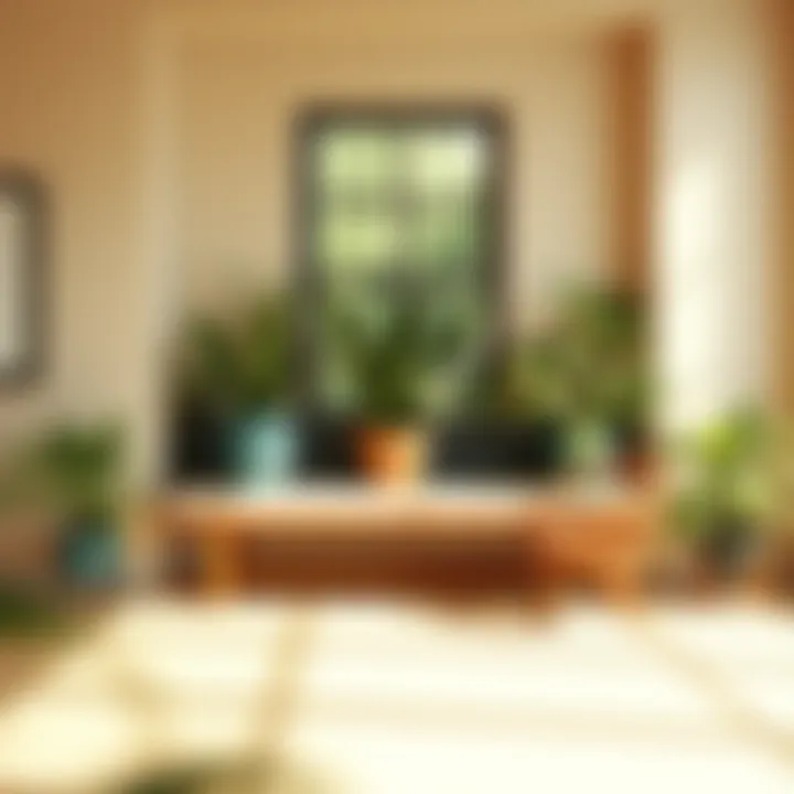 Maximizing Sunlight Exposure Illustration of optimal layout techniques for maximizing sunlight for indoor plants.