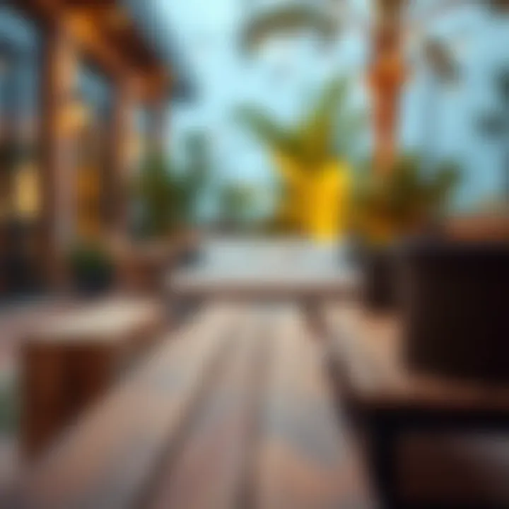 Sustainable materials used in outdoor lounge benches