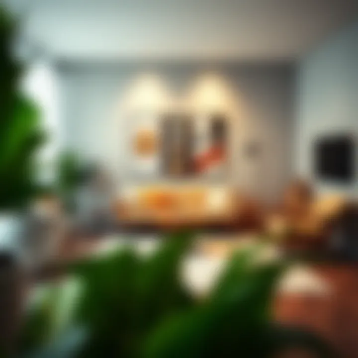 An example of furniture arrangement visualized in Planner 5D