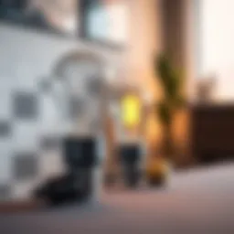 Innovative design of remote LED light bulb showcasing modern aesthetics