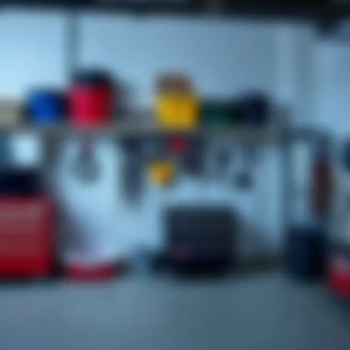 Practical application of the FastTrack Wall System in a garage