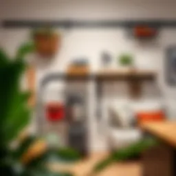 Versatile organization with the Rubbermaid FastTrack Wall System