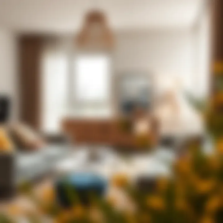 Stylish Scandi dresser in a contemporary living room