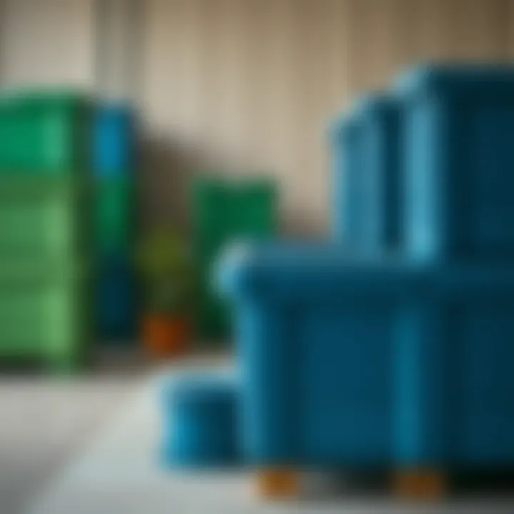 Material science analysis of Skadis containers highlighting sustainability features