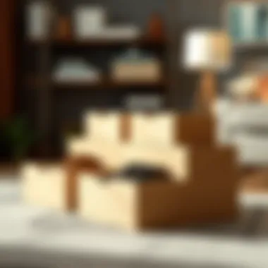 Innovative features of stackable open front shoe boxes displayed