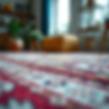 Intricate Patterns of Stoense Rugs A vibrant Stoense rug showcasing intricate patterns and textures