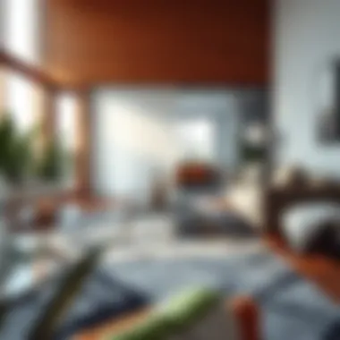 Stoense Rug Enhancing Modern Interior A cozy living room featuring a Stoense rug complementing modern decor