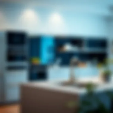 Innovative Water-Saving Appliances Modern water-saving appliances in a contemporary kitchen