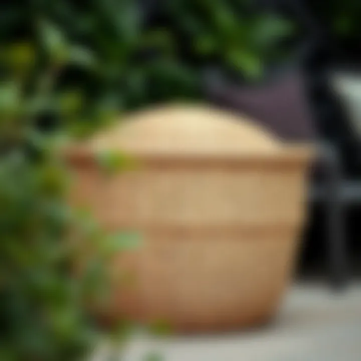 Sustainability in Outdoor Wicker Bins Sustainable materials used in wicker bins