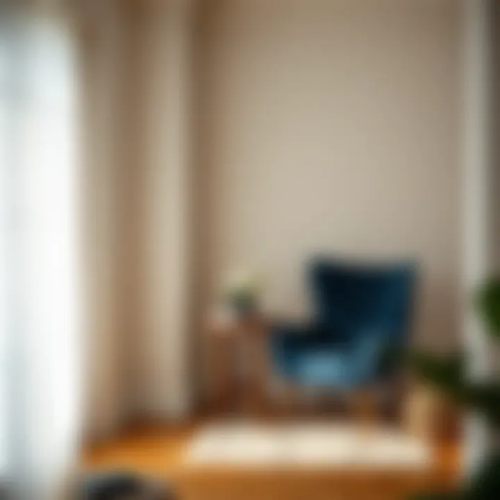 Intimate Spaces Cozy reading nook featuring a small table and chair