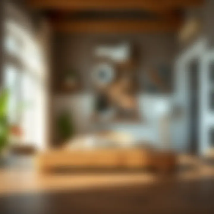 Elegant Wooden Tablet Stand Elegant wooden tabletop tablet stand showcasing craftsmanship and design