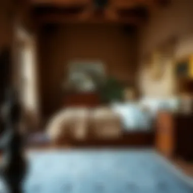 Chocolate Brown Dresser Enhancing a Rustic Bedroom Design Chocolate brown dresser in a rustic bedroom