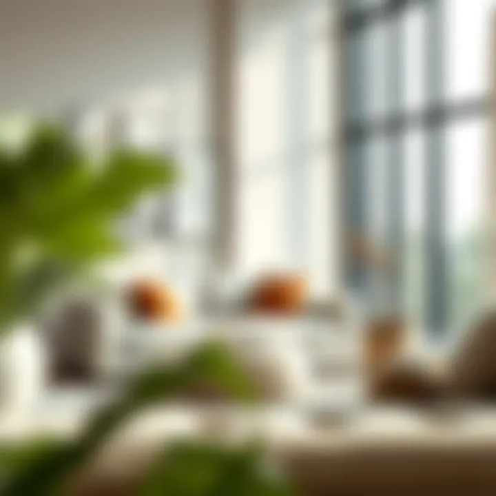 Contemporary linen furnishings blending comfort and style