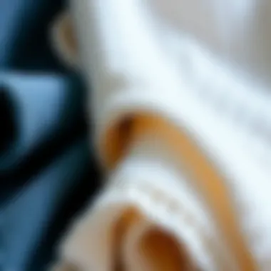 Exploring Kitchen Towel Materials Various kitchen towel materials showcasing texture and absorbency