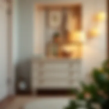 Small dresser showcasing organized storage solutions and aesthetic appeal