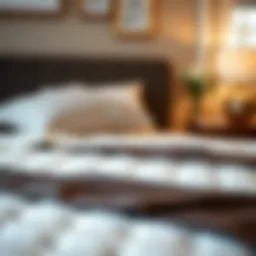 Luxurious memory foam cover on a twin mattress