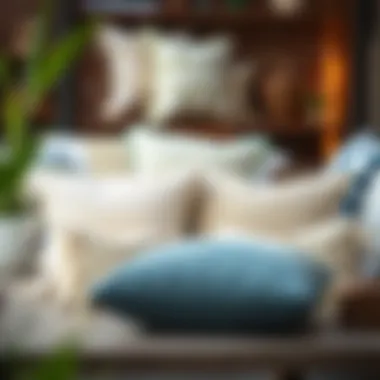 Materials for Outdoor Cushion Holders Different materials used for outdoor cushion holders displayed on a table