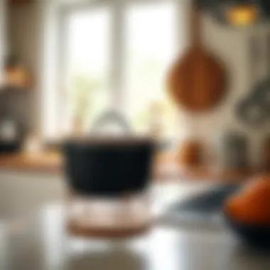 Aesthetic Value of Magnet Pot Holders Elegant kitchen decor enhanced by magnet pot holders