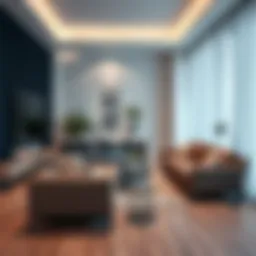 A modern living room showcasing innovative furniture designs