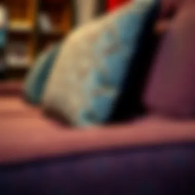 Premium Materials in Gaming Couches Close-up of high-quality materials used in gaming couch construction