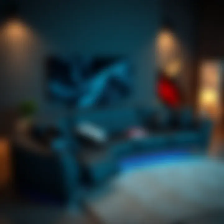 Modern Gaming Couch Design A sleek, modern gaming couch design blending style and comfort