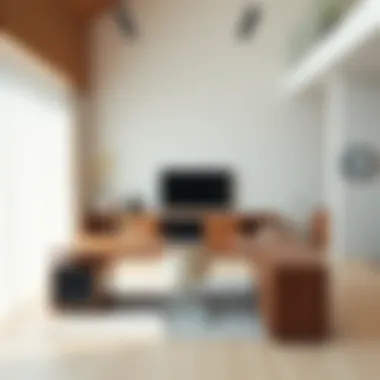 Minimalist Design with a Ten-Foot Desk Aesthetic appeal of a ten-foot desk in a minimalist design