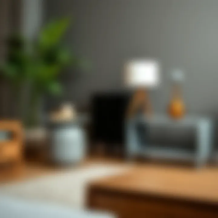 Diverse Styles and Configurations of Bedside Tables A collection of ten inch bedside tables showcasing various styles and configurations