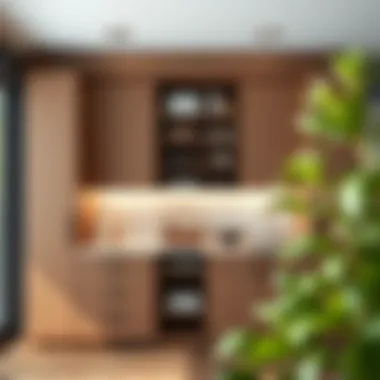 Innovative Storage: L-Shape Cupboards for Optimal Organization L-shape cupboard showcasing unique storage solutions