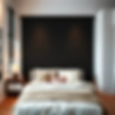 Stylish bedroom featuring total blackout blinds for complete darkness
