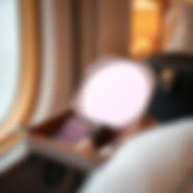 Travel-friendly foldable mirror in a cosmetic bag