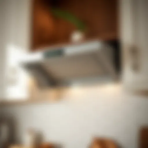 Elegant Aesthetics of Under Cabinet Range Fans Sleek design of an under cabinet range fan