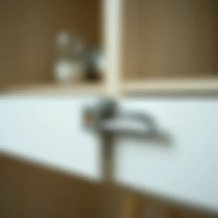 Close-up view of a high-quality silent drawer slide mechanism