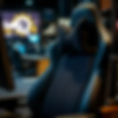 A visual representation of materials used in gaming chair construction